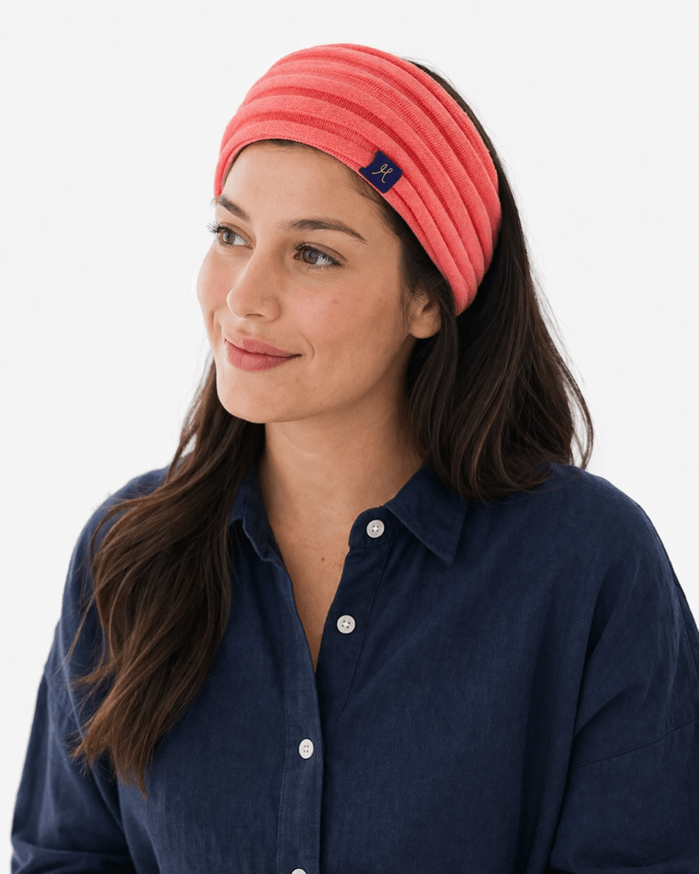 ZQ Merino Hemp Headband - Coral - Hemprino
