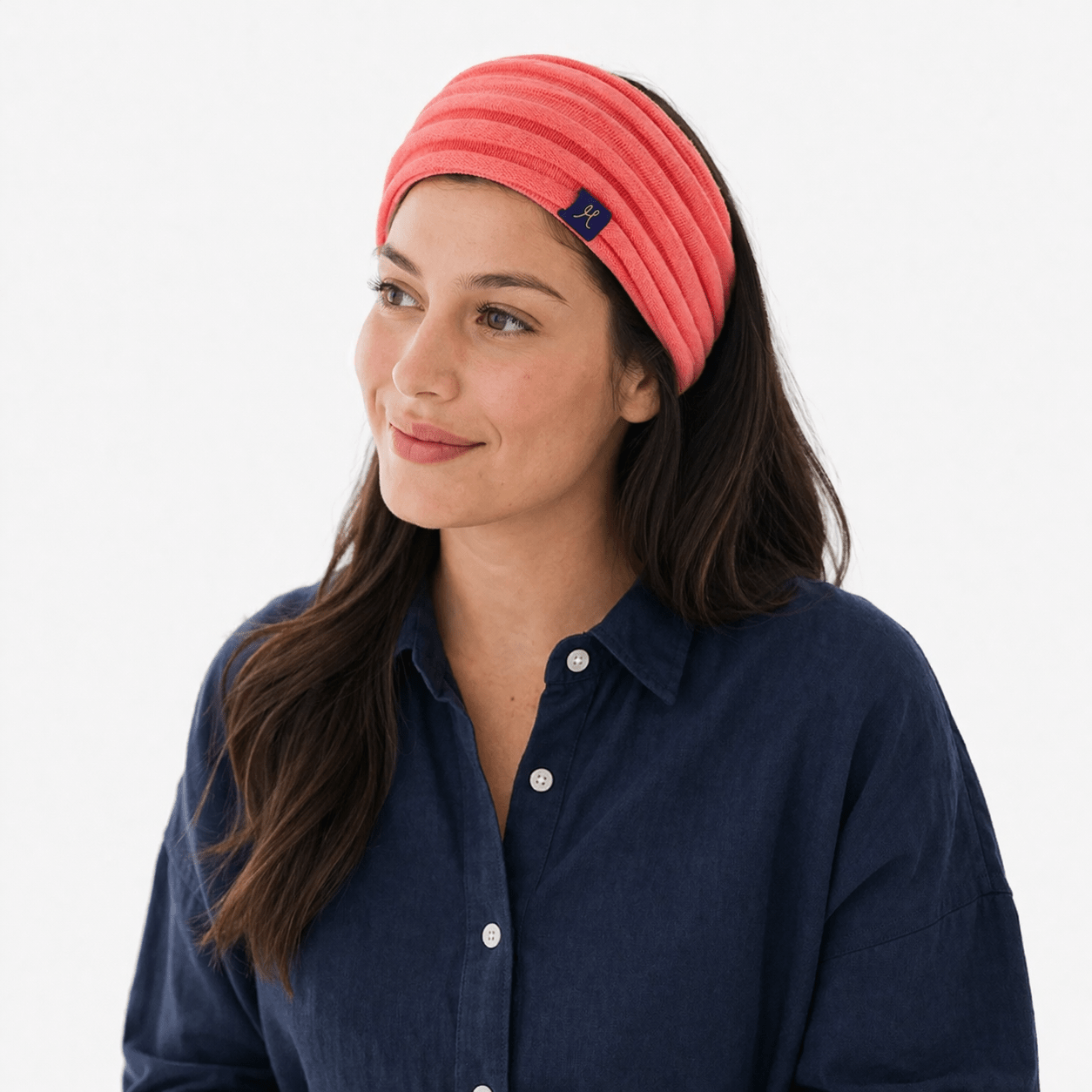 ZQ Merino Hemp Headband - Coral - Hemprino