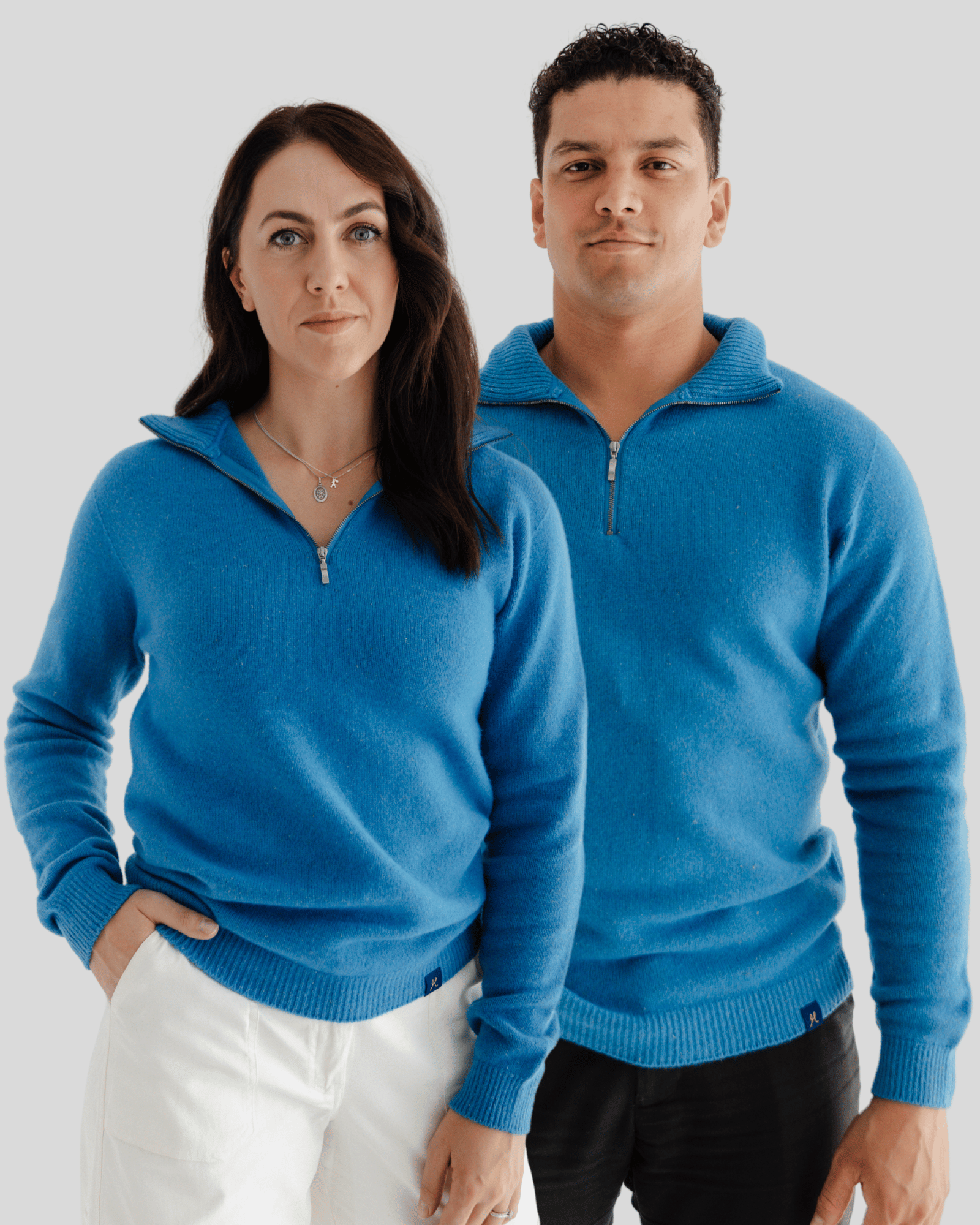 Quarter - Zip W - Rakaia Blue - Hemprino