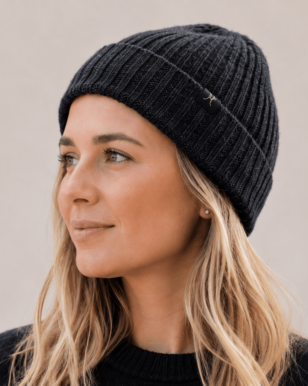 Juliet Beanie - Charcoal (Seconds) - Hemprino