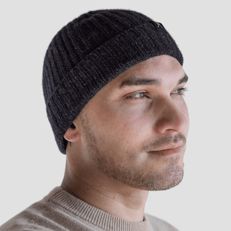 Juliet Beanie - Charcoal (Seconds) - Hemprino
