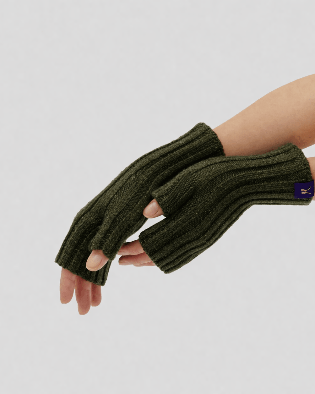Merino & Hemp Hand Warmers - Kea Green - Hemprino