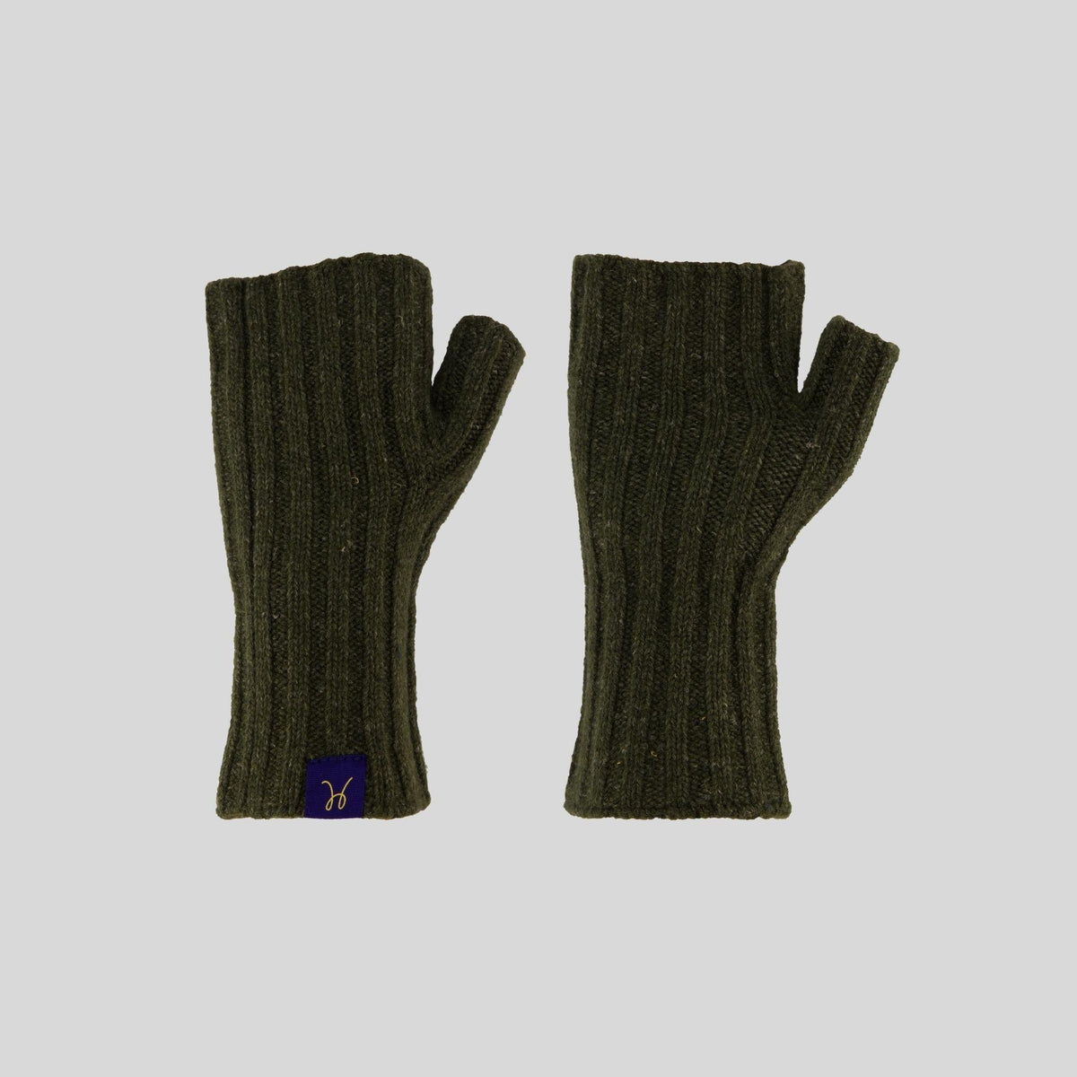 Merino & Hemp Hand Warmers - Kea Green - Hemprino