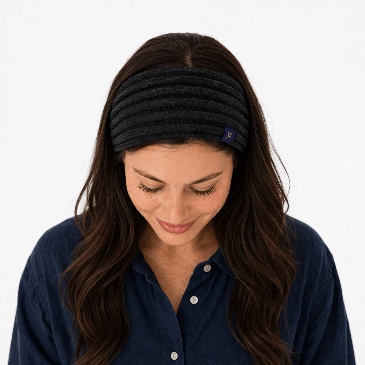 Merino & Hemp Headband - Charcoal - Hemprino