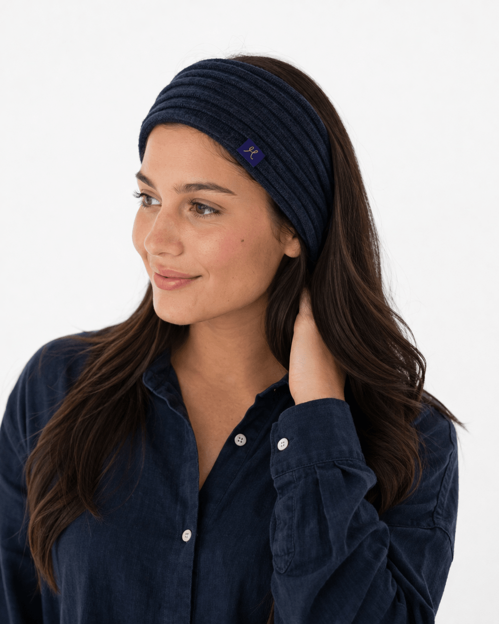 Merino & Hemp Headband - Navy (Seconds) - Hemprino