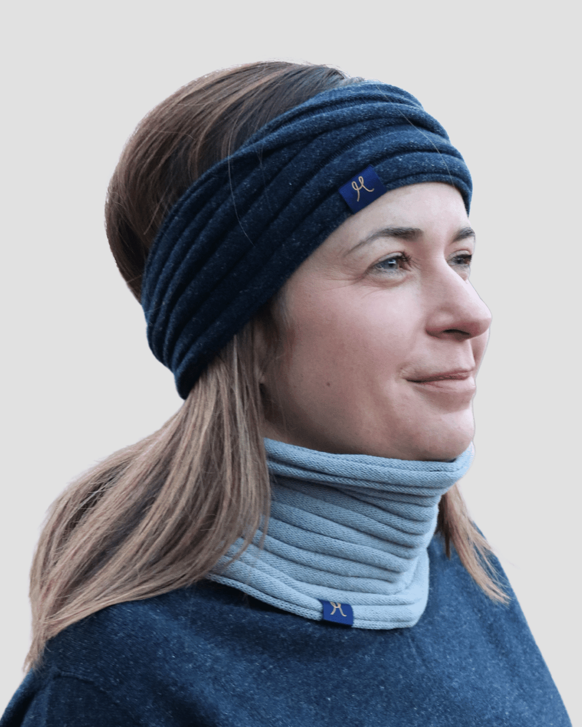 Merino & Hemp Headband - Navy (Seconds) - Hemprino