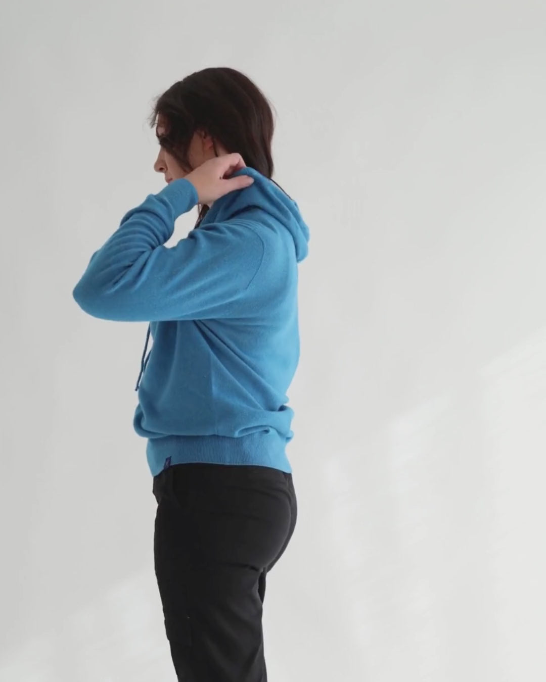 Women in Rakaia Blue Hoodie