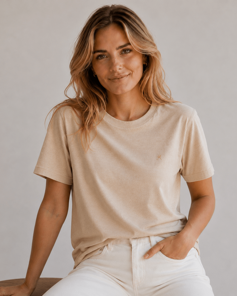 Unisex Hemp & Cotton T-Shirt - Fawn - Hemprino