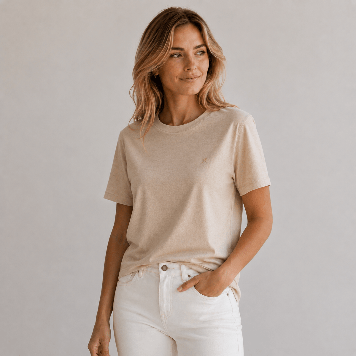 Unisex Hemp & Cotton T-Shirt - Fawn - Hemprino