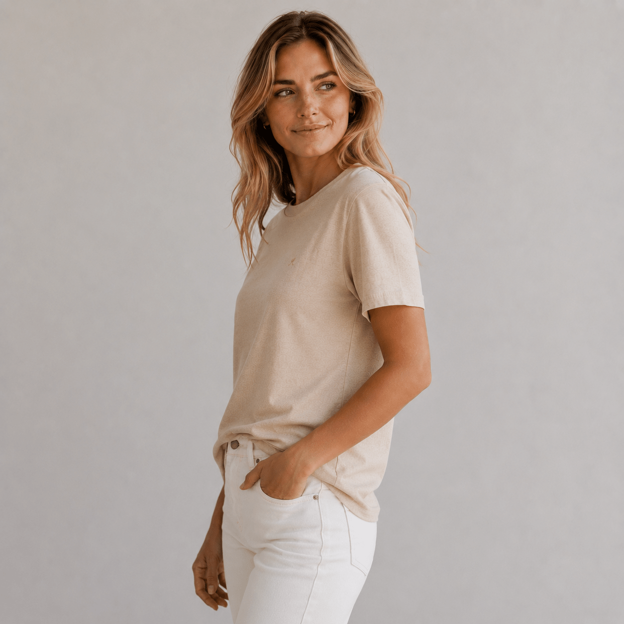 Unisex Hemp & Cotton T-Shirt - Fawn - Hemprino