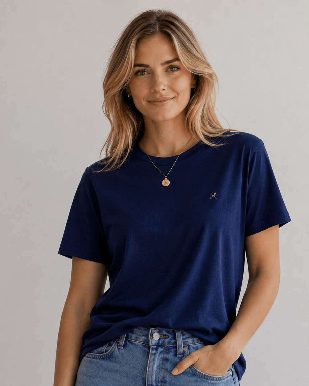 Unisex Hemp & Cotton T-Shirt - Navy (Seconds) - Hemprino