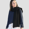 Hemprino™ Chunky Knit Scarf - Charcoal
