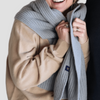 Hemprino™ Chunky Knit Scarf - Riverstone
