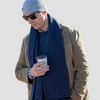 Hemprino™ Chunky Knit Scarf - Navy