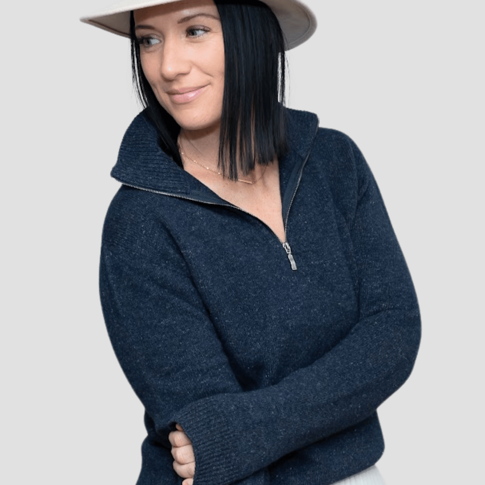 Hemprino™ Quarter-Zip - Navy