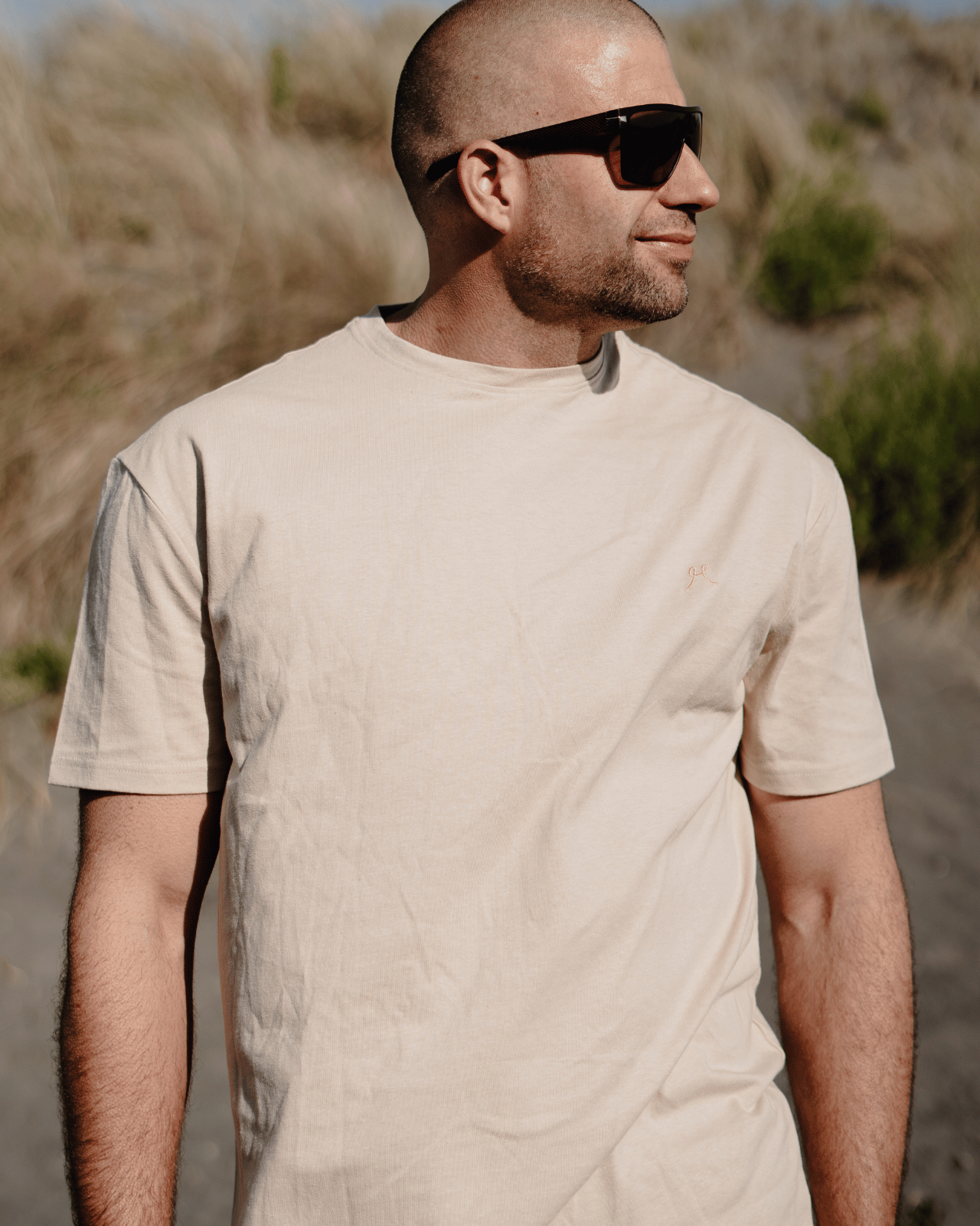 Unisex Hemp Cotton Tee W - Fawn - Hemprino