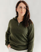 Hemprino Quarter-Zip Kea Green