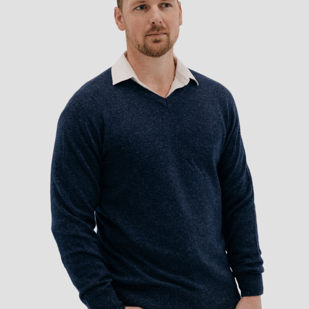 Hemprino™ Classic V - neck M - Navy - Hemprino