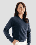 Hemprino™ Classic V - neck W - Navy - Hemprino