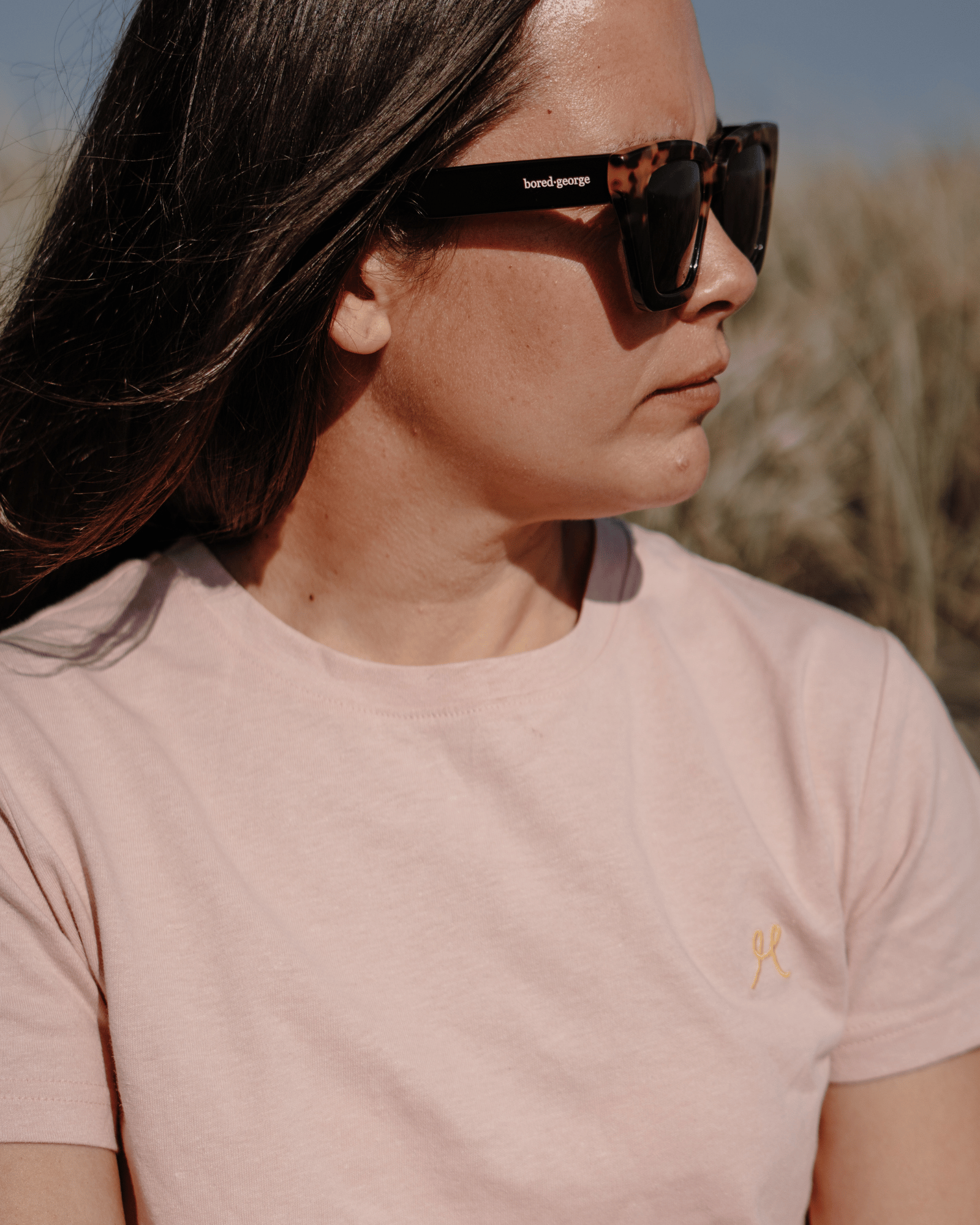 Women's Hemp Cotton Tee - Pink - Hemprino