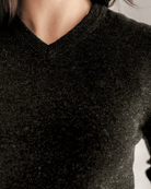 Hemprino™ Classic V - Neck W - Charcoal - Hemprino
