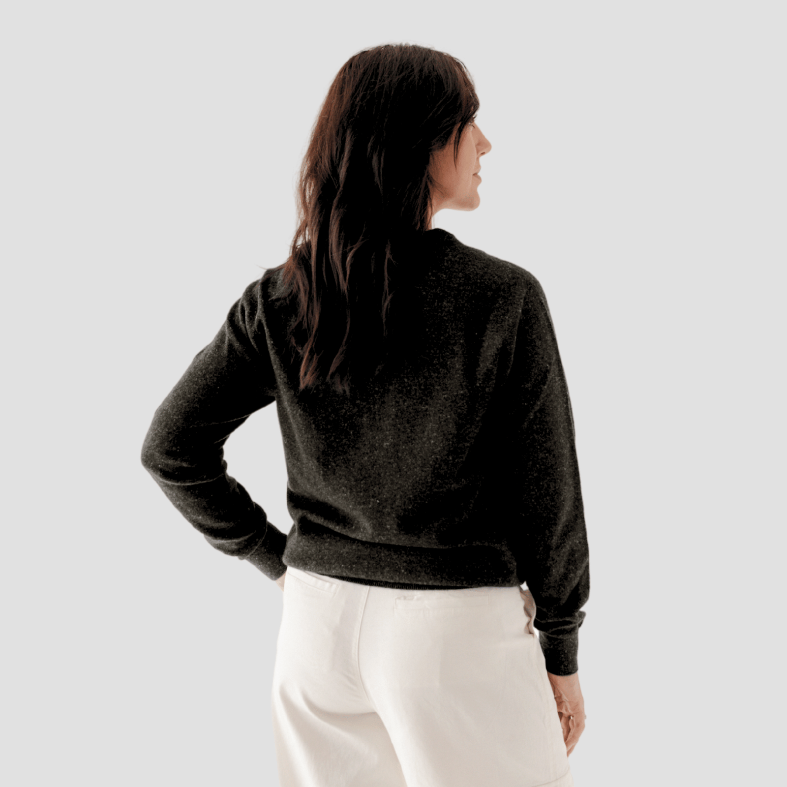 Hemprino™ Classic V - Neck W - Charcoal - Hemprino