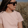 Women's Hemp Cotton Tee - Pink