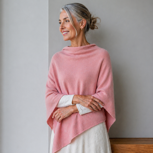 ZQ Merino Hemp Wrap - Dusky Pink