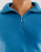 Quarter - Zip W - Rakaia Blue - Hemprino