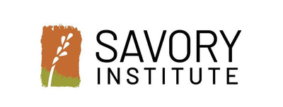 Savory Institute logo with a brown and green square and 'Savory Institute' text on a white background