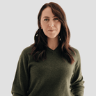 Hemprino™ Classic V - neck W - Kea Green - Hemprino