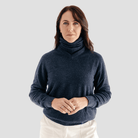 Hemprino™ Classic V - neck W - Navy - Hemprino