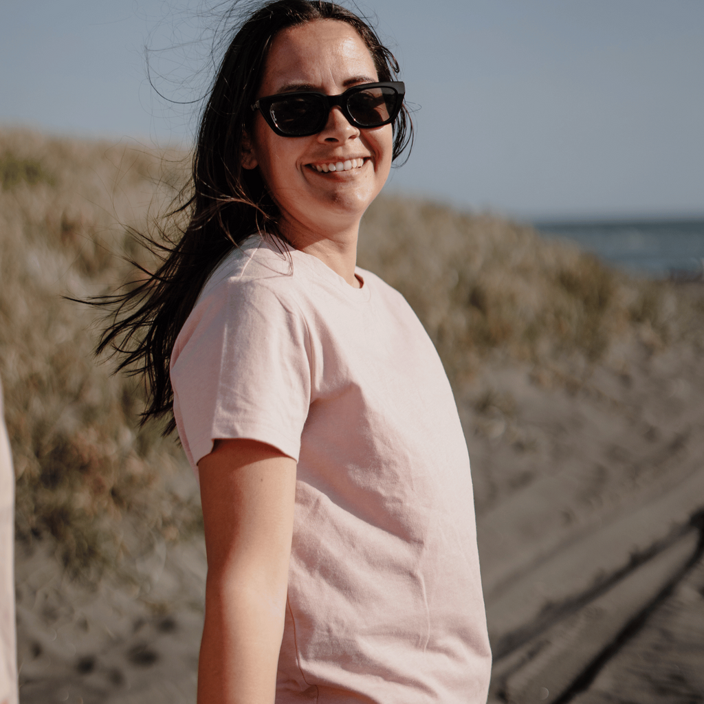 Women's Hemp Cotton Tee - Pink