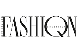 Logo of 'The Fashion Quarterly' with a stylized 'FASHION' text.