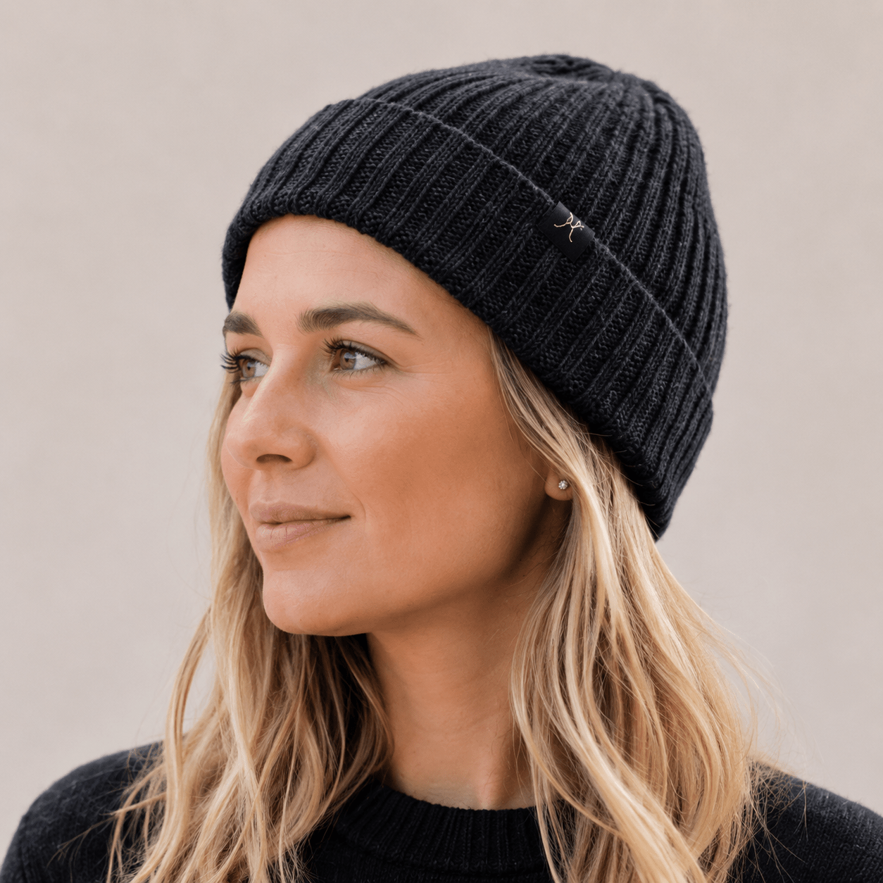 Juliet Beanie - Charcoal (Seconds) - Hemprino