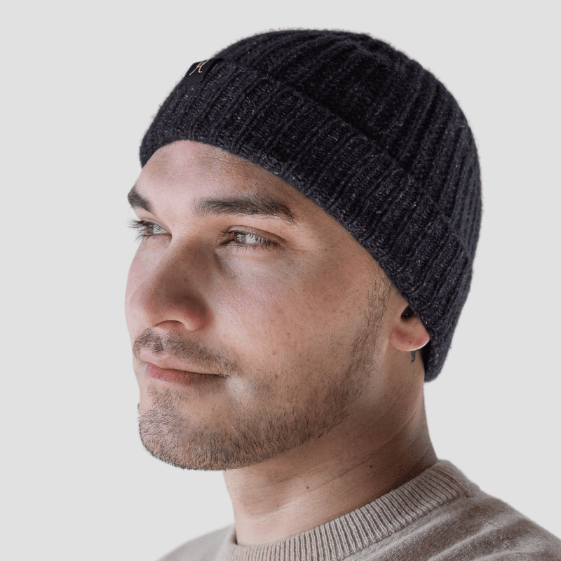 Juliet Beanie - Charcoal (Seconds) - Hemprino