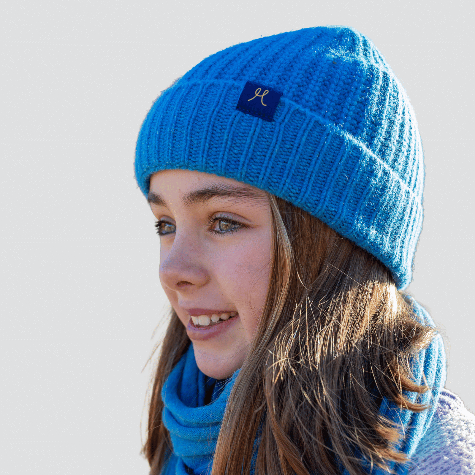 Kids Beanie - Rakaia Blue - Hemprino