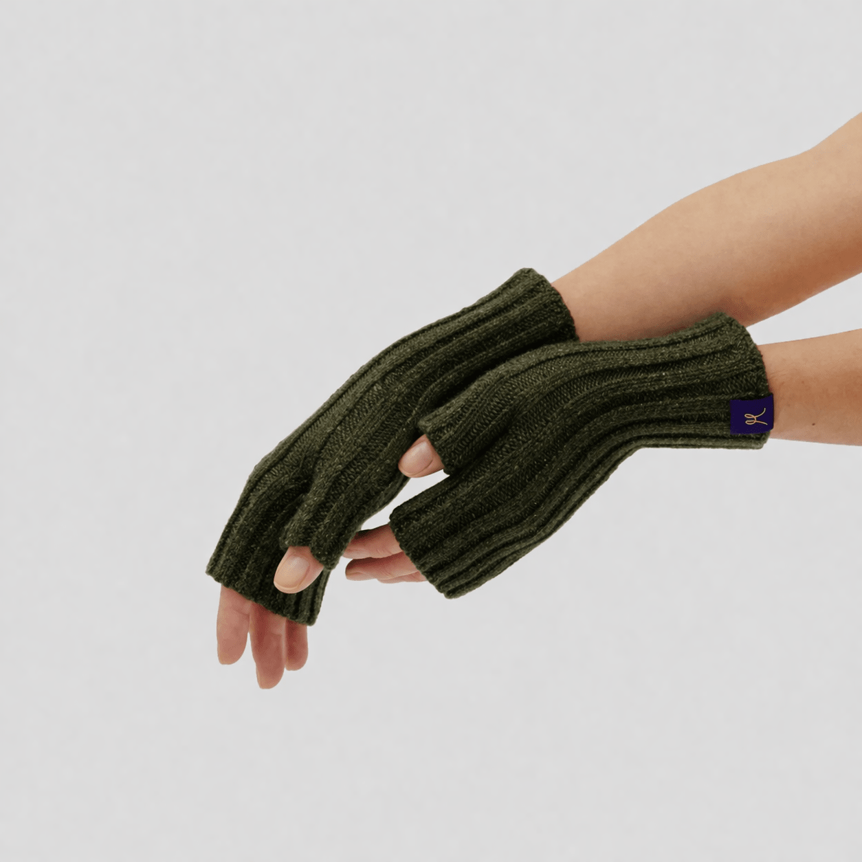 Merino & Hemp Hand Warmers - Kea Green - Hemprino