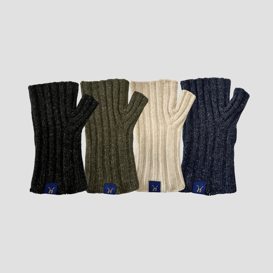 Merino & Hemp Hand Warmers - Kea Green - Hemprino