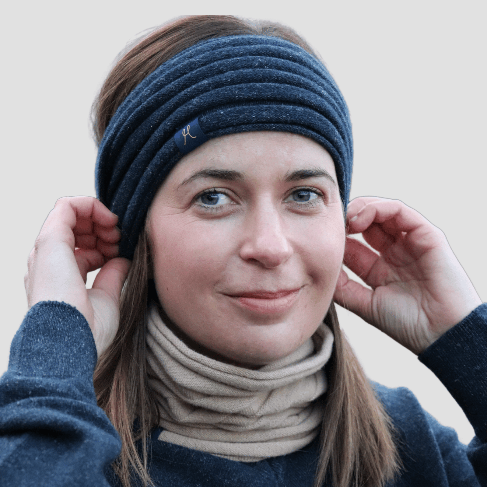 Merino & Hemp Headband - Navy (Seconds) - Hemprino