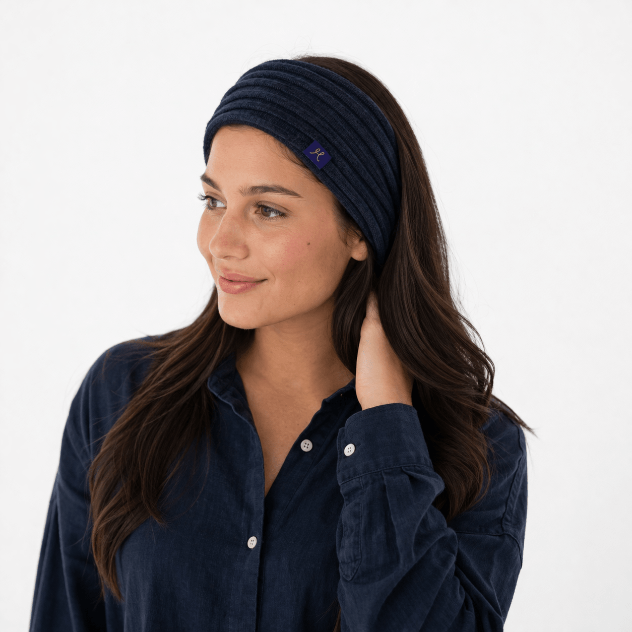 Merino & Hemp Headband - Navy (Seconds) - Hemprino