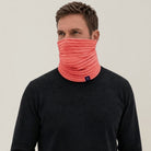 Merino & Hemp Neckwarmer - Coral - Hemprino