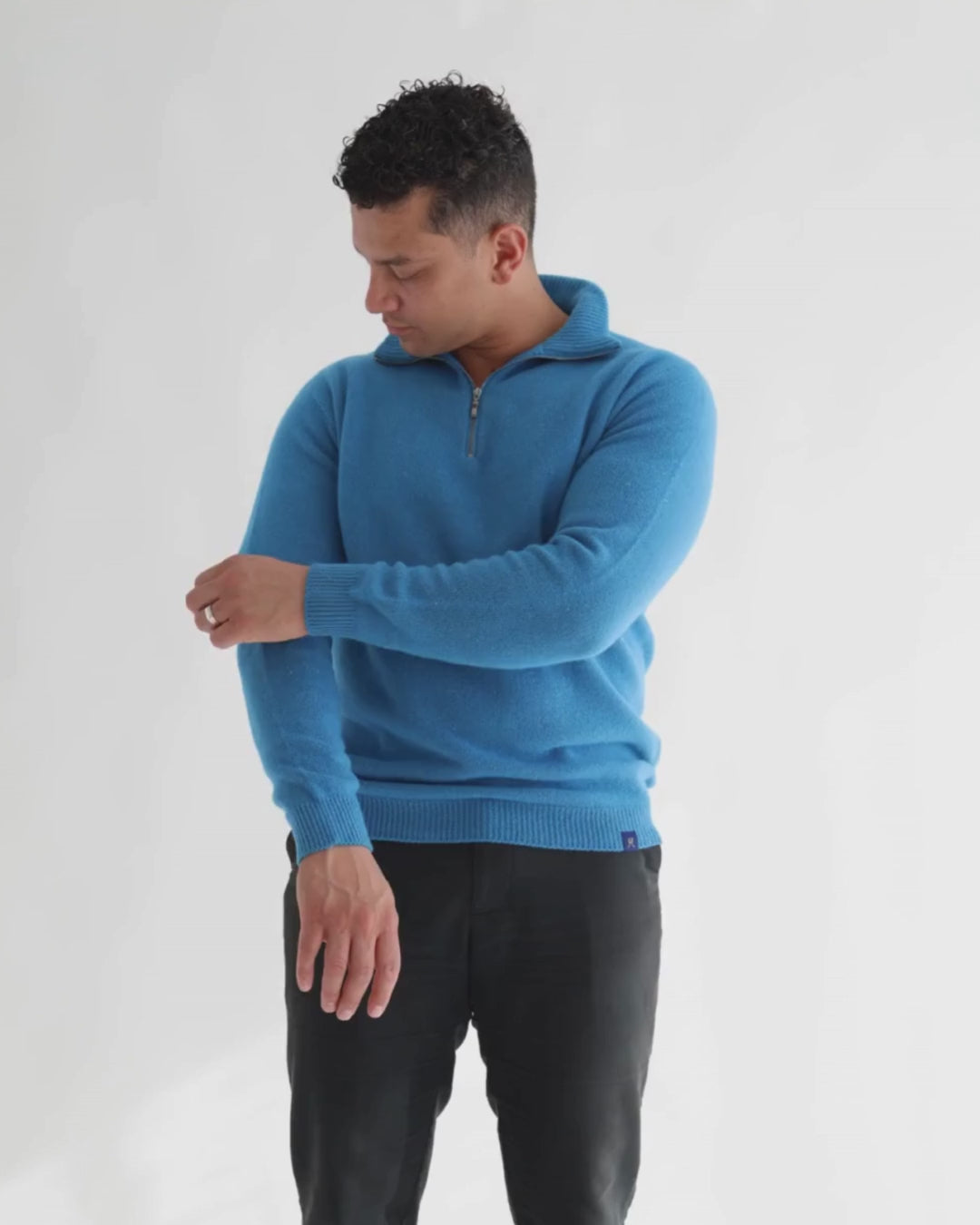 Hemprino Quarter Zip Mens