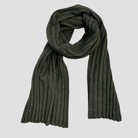 Rib-knit Scarf - Kea Green (Seconds) - Hemprino