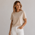 Unisex Hemp & Cotton T-Shirt - Fawn - Hemprino