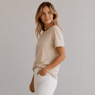 Unisex Hemp & Cotton T-Shirt - Fawn - Hemprino