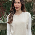 Women's Merino & Hemp Vest - Natural - Hemprino